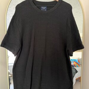 Abercrombie & Fitch Black Short Sleeve Tee